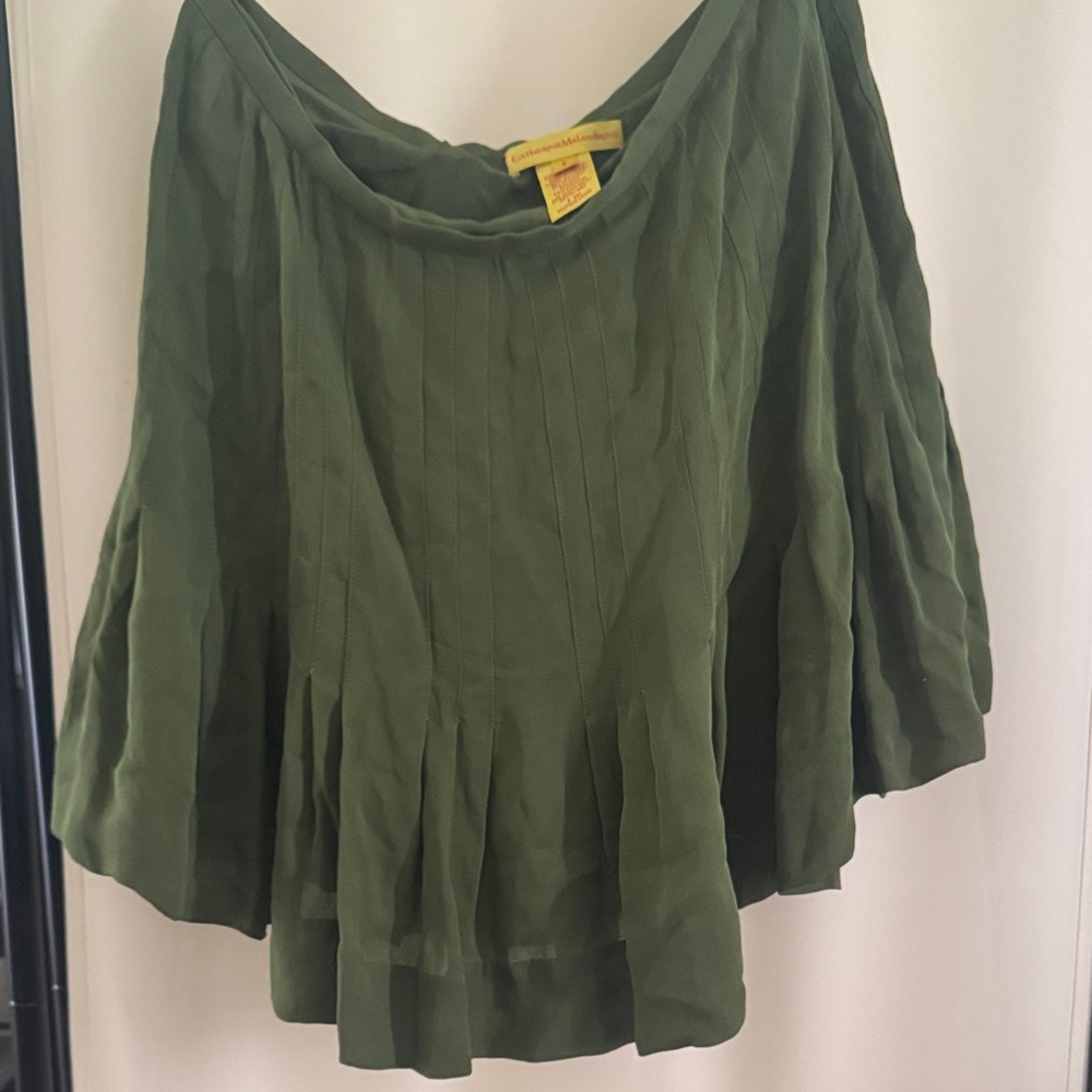 Catherine Malandrino Olive Green Skirt